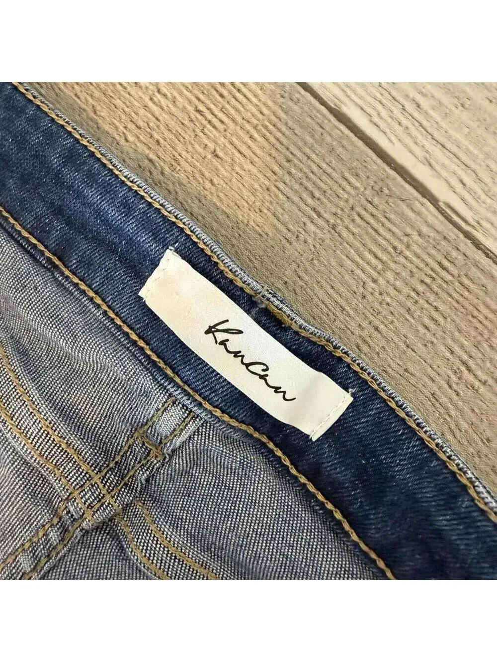 KanCan Women's 7 27 Distressed Skinny Jeans Dark Wash - Picture 9 of 15